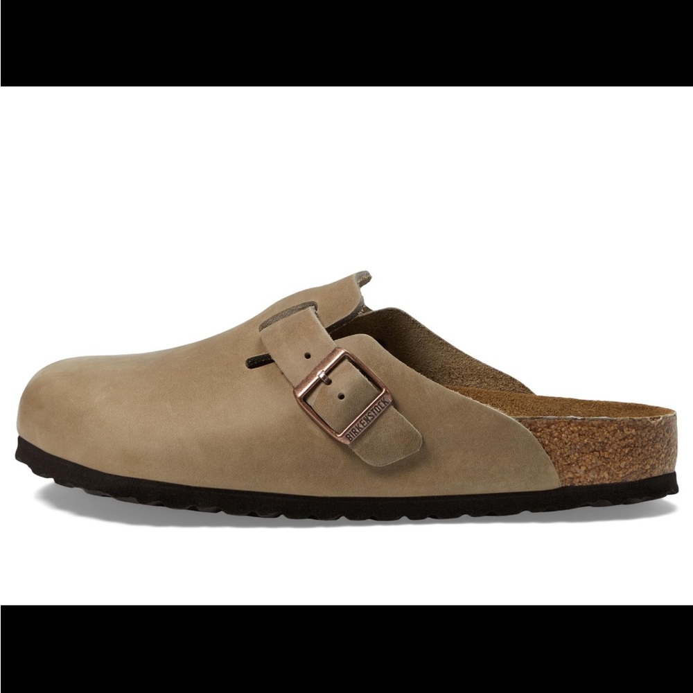 Birkenstock oiled leather clogs